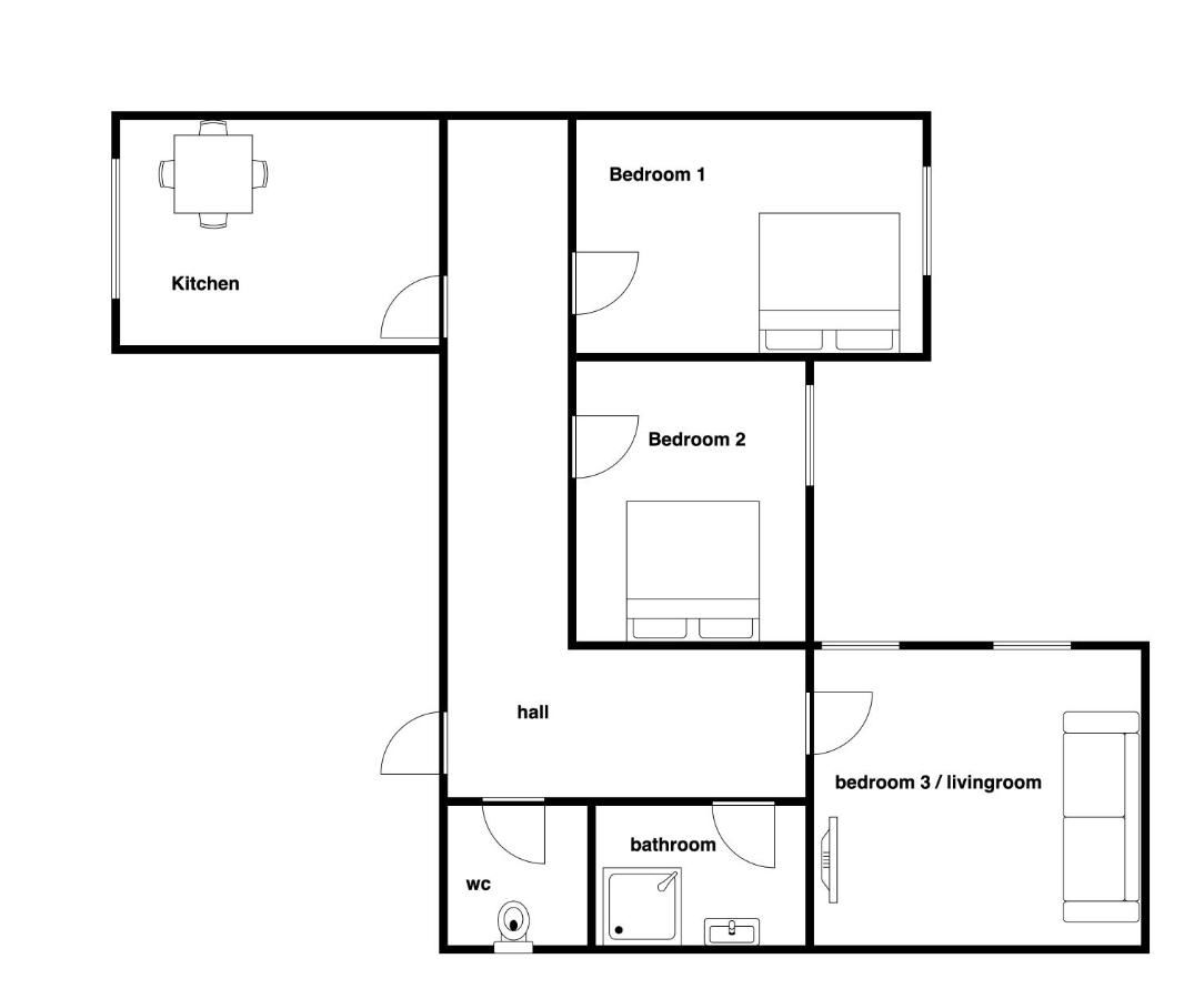 Апартаменты Lacplesa Downtown New 2-bedroom Apartment Рига